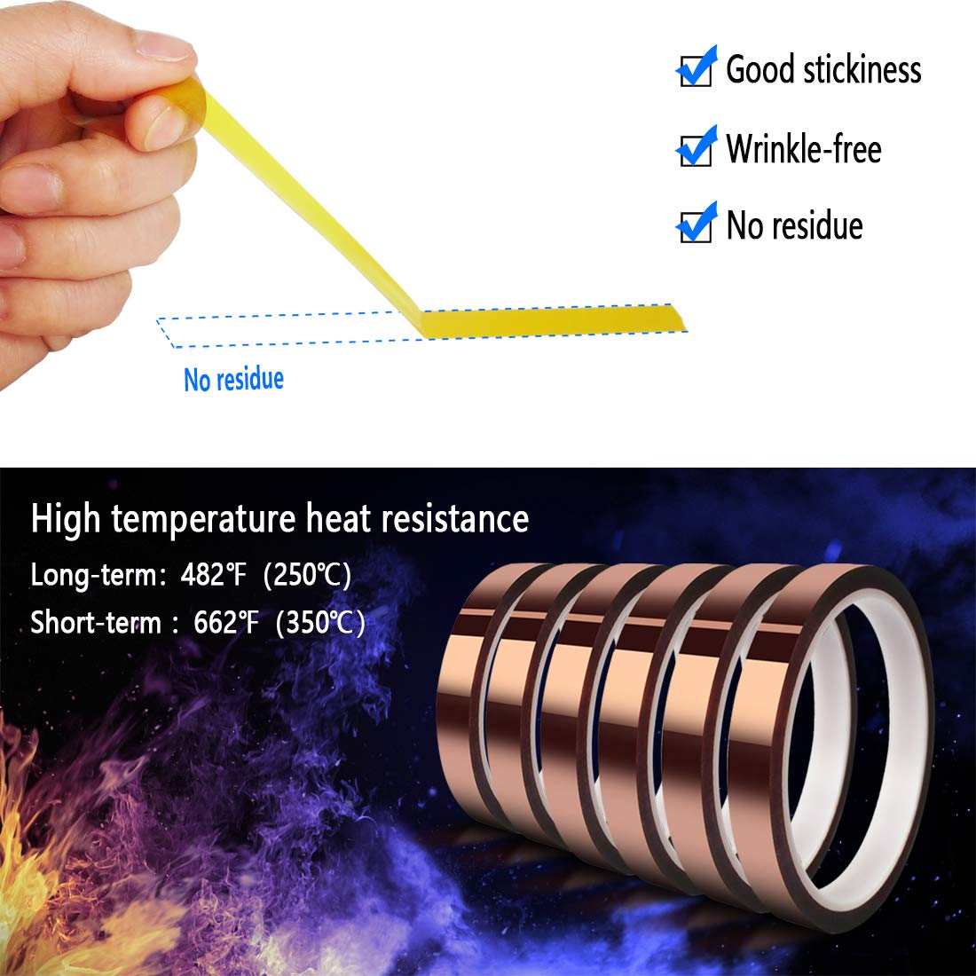 Best selling|Gold Finger High-Temp|Industrial Tough|Black|High-Voltage|Electrical Equipment|25mmx50m|OEM Design|https://www.lvmeikapton.com/